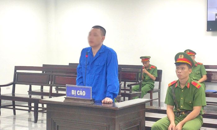 Bị cáo Phạm Văn Thành tại phiên xử.