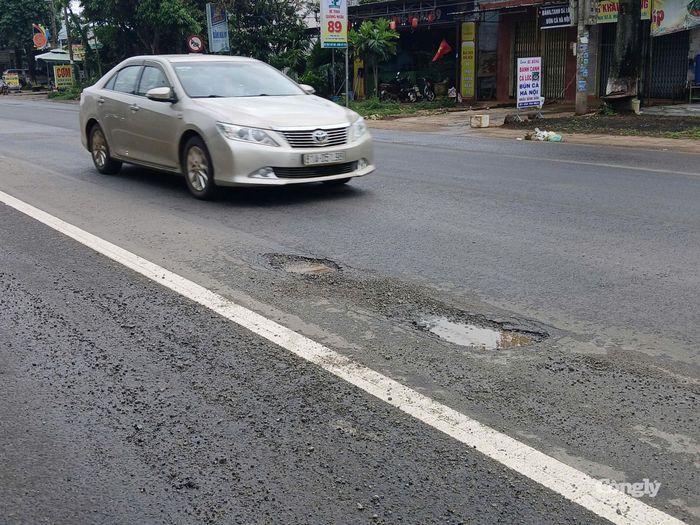 Các vị trí hỏng mới xuất hiện (Ảnh chụp ngày 9/7).