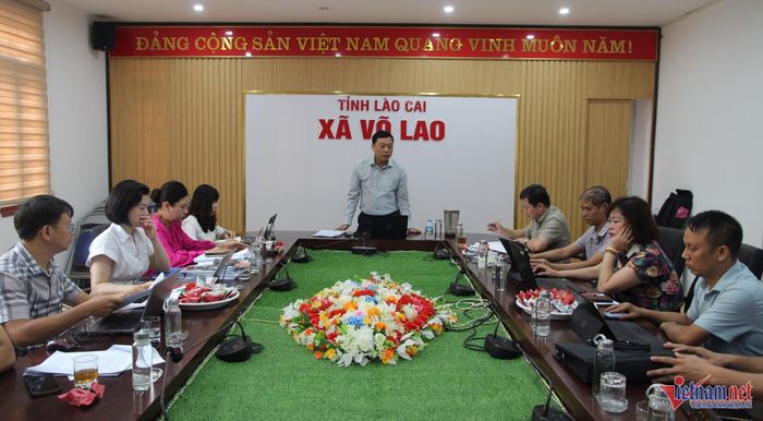 Ông Phùng Quốc Huy phát biểu kết luận buổi làm việc. Ảnh: Trọng Bảo