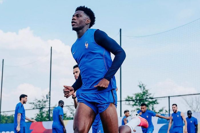 Tchouameni đã trở lại tập luyện nhưng khả năng ra sân từ đầu là không cao - Ảnh: French Team