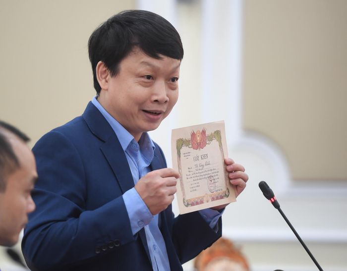 Ông Tạ Thu Phong, đại diện Nhóm nghiên cứu dự án, sáng kiến tìm kiếm người Việt Nam mất tích trong chiến tranh.