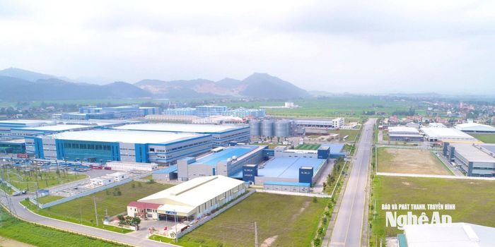 Khu công nghiệp dịch vụ VSIP Nghệ An. Ảnh: Trân Châu
