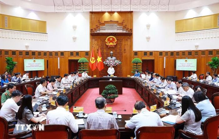 Phiên họp thứ nhất Ban Chỉ đạo Trung ương thực hiện các Chương trình mục tiêu quốc gia. (Ảnh: Dương Giang/TTXVN)