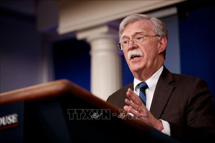 Cựu Cố vấn an ninh quốc gia Mỹ John Bolton. Ảnh: THX/ TTXVN