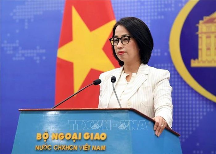 Người phát ngôn Bộ Ngoại giao Phạm Thu Hằng. Ảnh: An Đăng/TTXVN