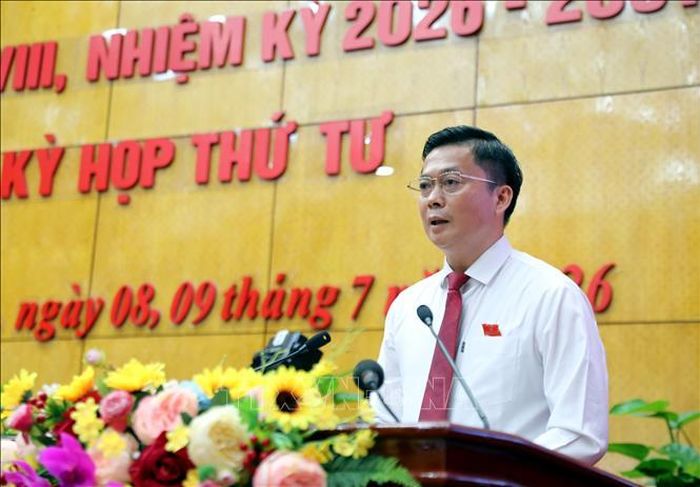 Phó Chủ tịch Thường trực UBND tỉnh Lạng Sơn Đinh Hữu Học thông tin về kịch bản tăng trưởng của địa phương trong 6 tháng cuối năm.