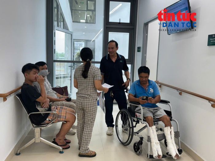 Người bệnh bị chấn thương từ Hưng Yên đến bệnh Bệnh viện Hữu nghị Việt Đức cơ sở Ninh Bình khám gần hơn, thuận lợi hơn.