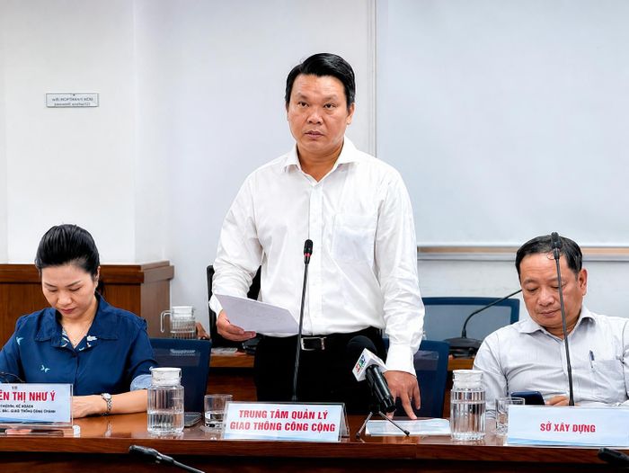 Ông Lê Hoàn, Phó Giám đốc Trung tâm Quản lý giao thông công cộng TP Hồ Chí Minh.