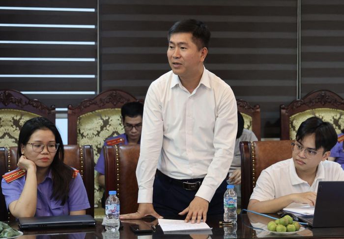 Đại diện Công ty Cổ phần Tin học Bình Minh, phát biểu.