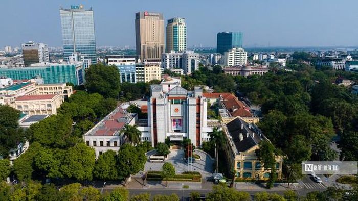 Hà Nội chọn xã Phúc Thịnh và Thư Lâm thí điểm mô hình xã, phường xã hội chủ nghĩa (Ảnh trụ sở UBND Tp.Hà Nội nhìn từ trên cao: Hữu Thắng)