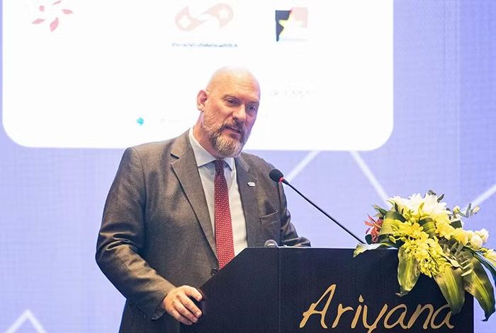 Ông Rich McClellan, Giám đốc điều hành Trung tâm Tài chính quốc tế Việt Nam (VIFC). Ảnh XM