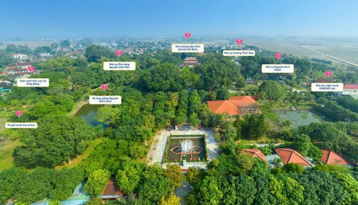 Khu di tích Kim Liên. Ảnh: báo Nghệ An
