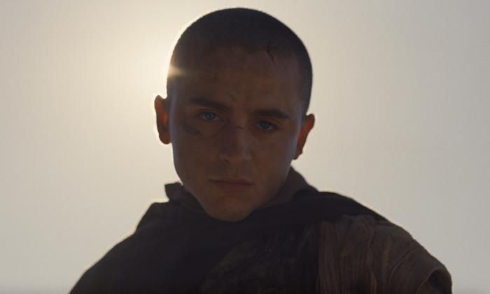 Tạo hình đầy suy tư và quyền lực của Timotheé Chalamet trong vai Hoàng đế Paul Atreides ở Dune 3. Ảnh: NSX