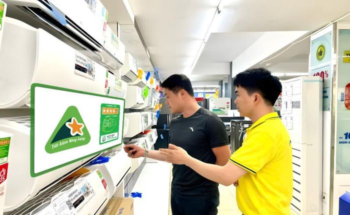 Người tiêu dùng ngày càng quan tâm đến sản phẩm dán nhãn năng lượng. Ảnh: Cục ĐCK