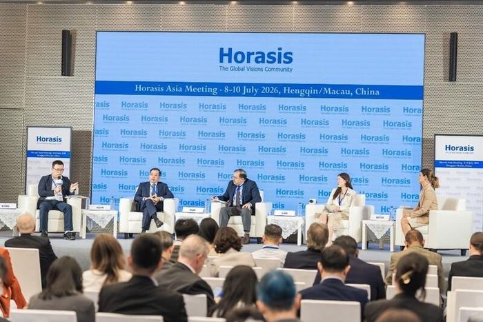 Các diễn giả quốc tế tham gia thảo luận tại sự kiện. Ảnh: Horasis