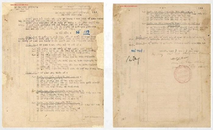 Sắc lệnh số 119, ngày 9/7/1946 của Chính phủ Việt Nam Dân chủ Cộng hòa về việc tổ chức Bộ Quốc gia Giáo dục. Ảnh: Trung tâm Lưu trữ Quốc gia III