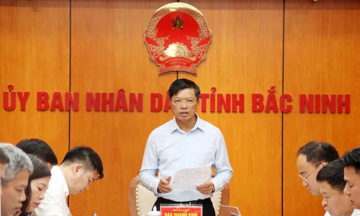  Đồng chí Đào Quang Khải đề nghị các ngành, địa phương tập trung cao hơn nữa trong thực hiện nhiệm vụ xây dựng, hoàn thiện dữ liệu đất đai. 