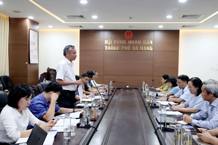 Quang cảnh buổi làm việc. Ảnh: TRỌNG HUY