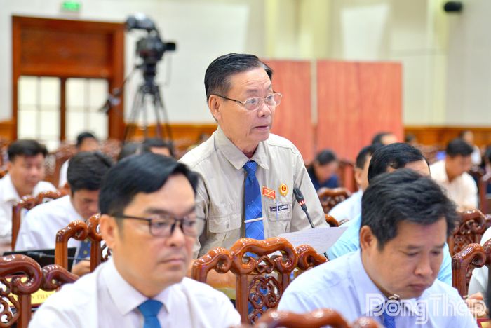 Đại biểu Phan Hùng Mãnh nêu nội dung chất vấn