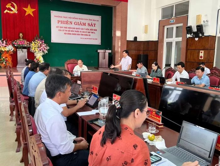  Quang cảnh phiên giám sát. Ảnh: Phan Tuấn 