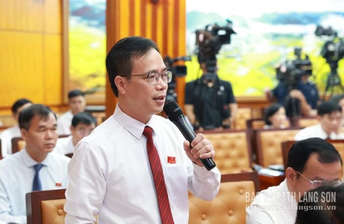 Đại biểu HĐND tỉnh nêu câu hỏi chất vấn