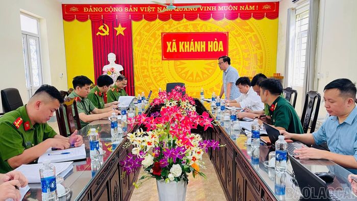 Quang cảnh buổi làm việc.