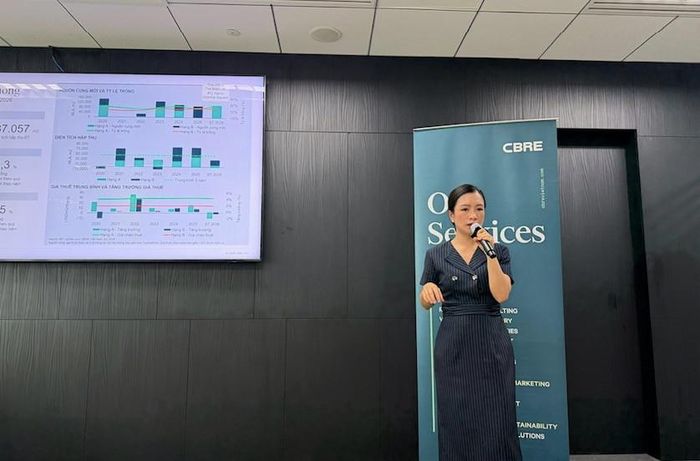 Bà Nguyễn Hoài An, Giám đốc CBRE Việt Nam chi nhánh Hà Nội.