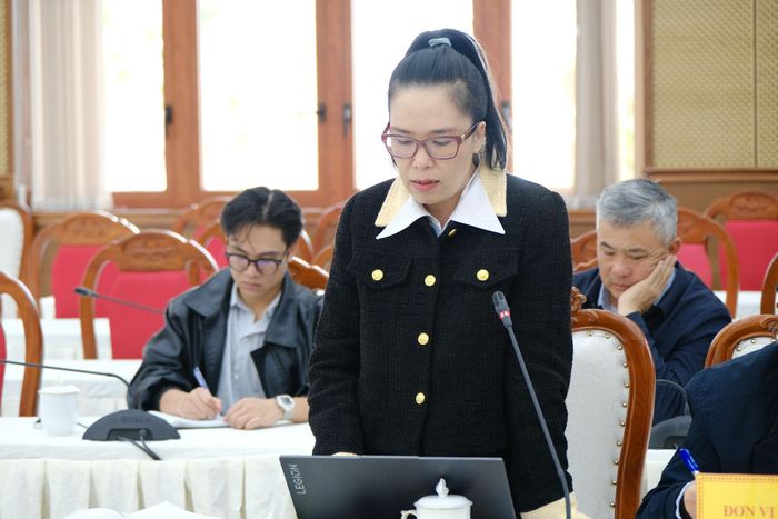 Đại diện đơn vị tư vấn trình bày các phương án quy hoạch