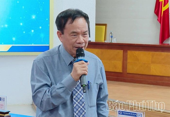 GS Nguyễn Văn Thông, Chủ tịch Hội Đột quỵ Việt Nam chủ trì buổi hội thảo.