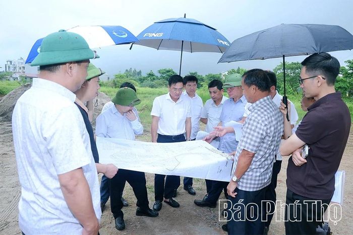 Phó Chủ tịch UBND tỉnh kiểm tra Dự án Khu đô thị mới Xuân Hòa, phường Xuân Hòa.