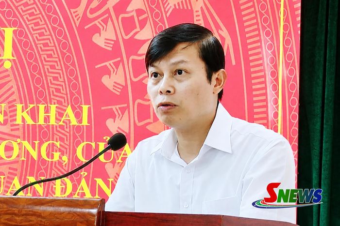Thường trực Đảng ủy Các cơ quan Đảng tỉnh quán triệt văn bản mới.