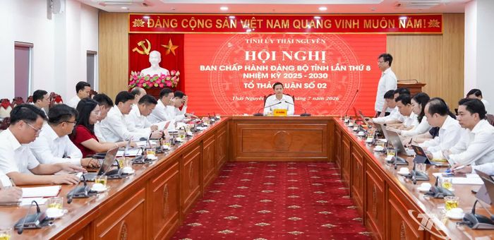 Các đại biểu thảo luận tại Tổ 2.