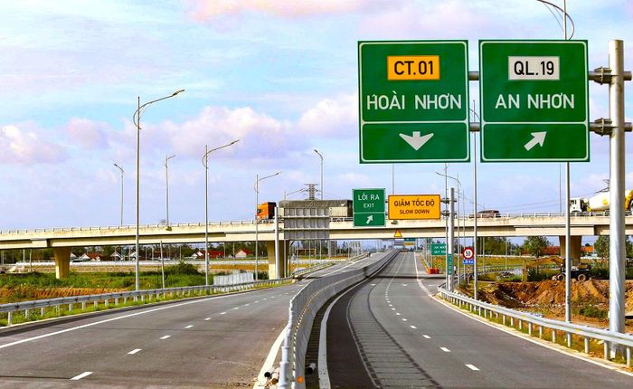 Một đoạn cao tốc Hoài Nhơn - Quy Nhơn (Ảnh minh họa).