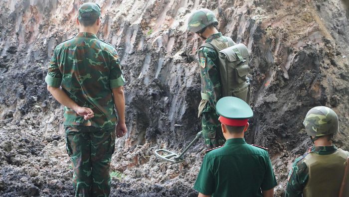 Tính đến ngày 9/7, đã có 16 bộ hài cốt liệt sĩ được tìm thấy ở Công viên Lê Thị Riêng.
