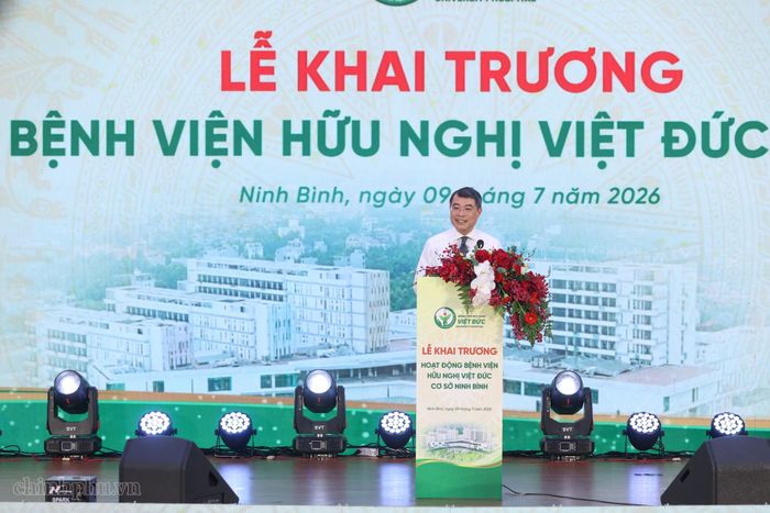Thủ tướng Lê Minh Hưng phát biểu tại buổi lễ - Ảnh: VGP