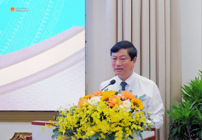 Chủ tịch HĐND TP. Hồ Chí Minh Võ Văn Minh phát biểu tiếp thu ý kiến