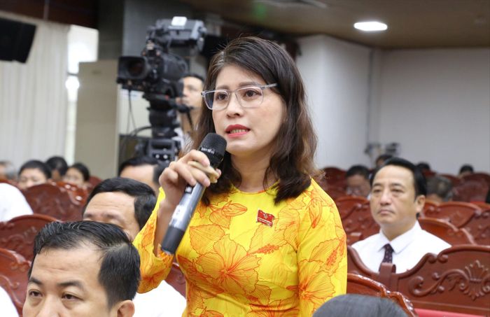 Các đại biểu chất vấn tại kỳ họp. Ảnh: Văn Dũng