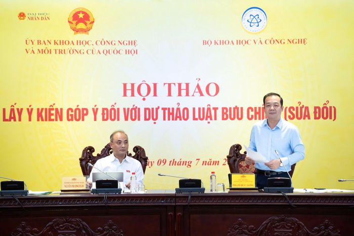 Thứ trưởng Bộ Khoa học và Công nghệ Phạm Đức Long phát biểu
