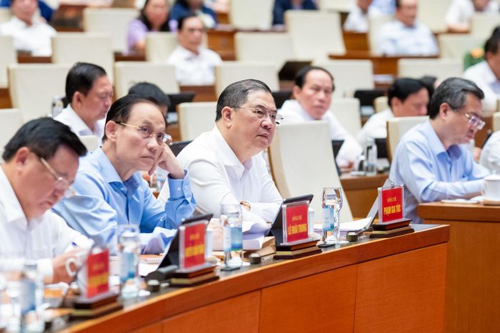Các đại biểu tham dự Hội nghị toàn quốc sơ kết thực hiện Nghị quyết 57 - NQ/TW của Bộ Chính trị. Ảnh: Phạm Thắng