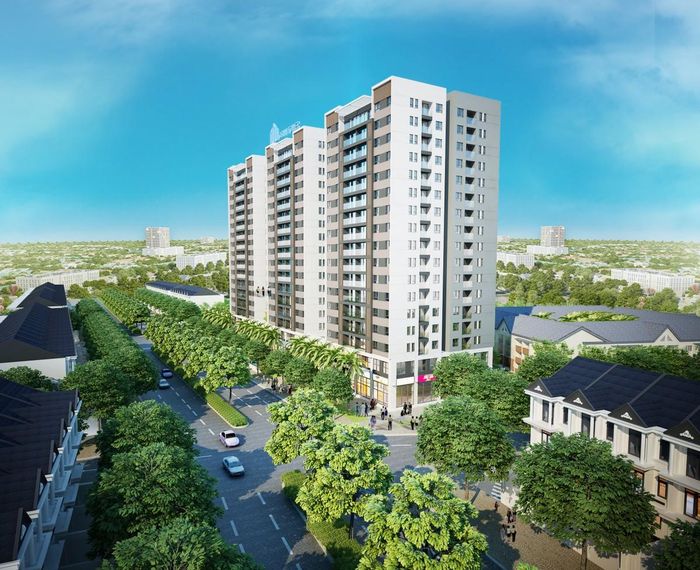 Phối cảnh dự án Khu dân cư Sông Đà IDC Tower do CTCP ANI làm chủ đầu tư. Ảnh minh họa: ANI