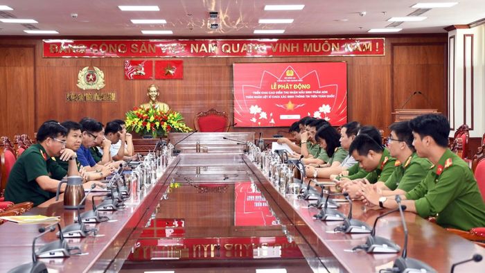 Công an tỉnh Quảng Ngãi tổ chức lễ phát động triển khai cao điểm thu nhận mẫu sinh phẩm ADN thân nhân liệt sĩ chưa xác định thông tin