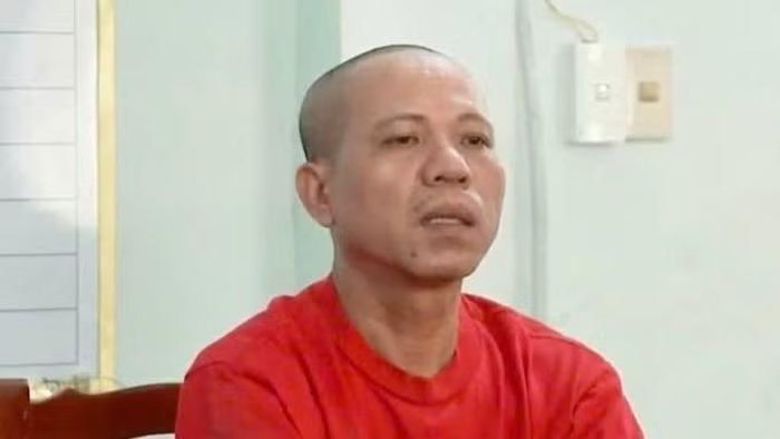 Đối tượng Thạch Kim Thái khai nhận hành vi phạm tội.