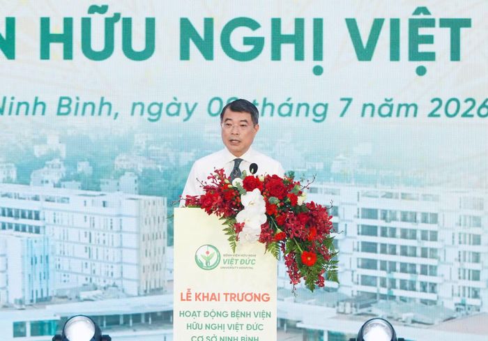 Thủ tướng Chính phủ Lê Minh Hưng phát biểu tại lễ khai trương.