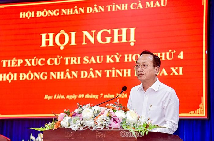 Đồng chí Phạm Văn Thiều, Phó Bí thư Tỉnh ủy, Chủ tịch HĐND tỉnh, đề nghị địa phương, cơ quan, đơn vị liên quan kịp thời tiếp thu, tham mưu giải quyết kiến nghị của cử tri.