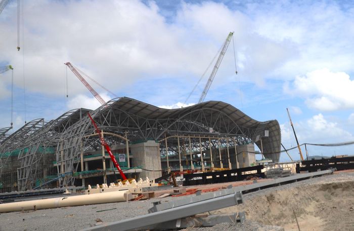 Dự án Trung tâm tổ chức Hội nghị APEC đang được triển khai. Ảnh: Cổng thông tin điện tử tỉnh An Giang