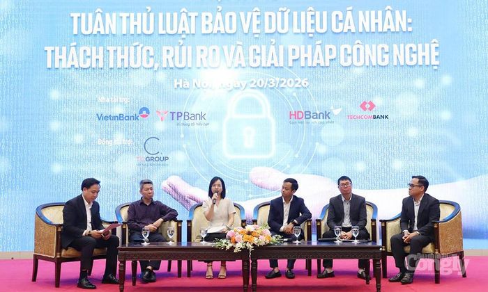 Hội thảo "Tuân thủ Luật Bảo vệ dữ liệu cá nhân: Những thách thức, rủi ro và giải pháp công nghệ" được tổ chức vào ngày 20/3.