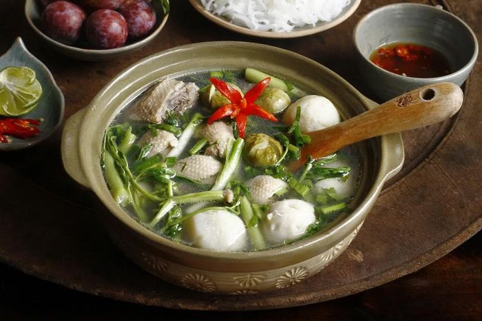 Món vịt om sấu hấp dẫn