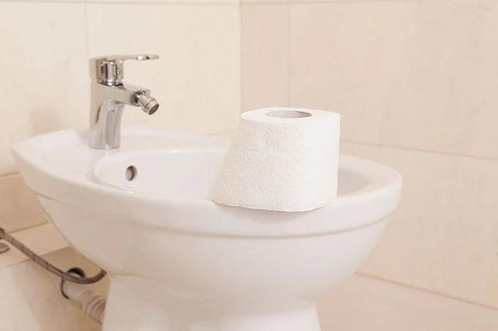 Dùng giấy vệ sinh để lại nhiều vi khuẩn trên tay hơn dùng vòi xịt. (Ảnh: iStock)