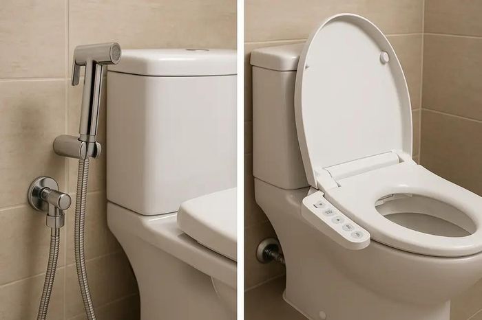 Vòi xịt hay các loại bồn cầu thông minh bảo vệ môi trường hơn dùng giấy vệ sinh. (Ảnh: iStock)