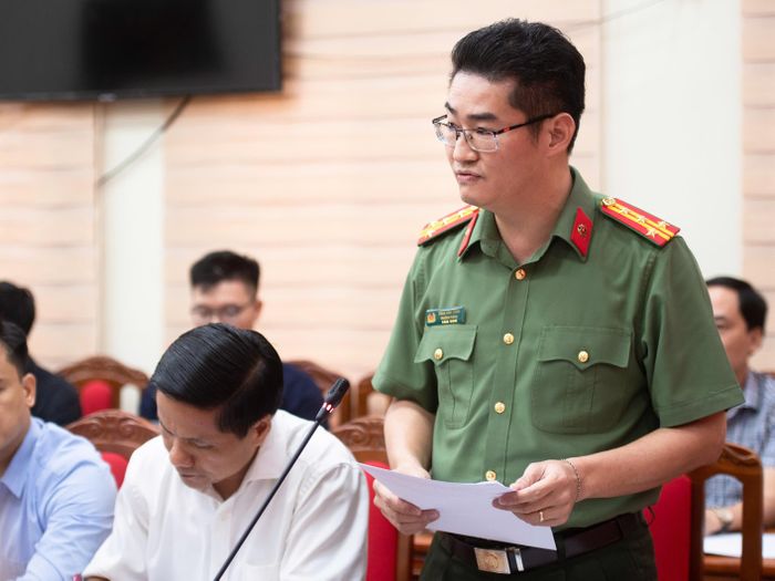 Đại tá Trần Anh Tuấn, Trưởng phòng Tham mưu Công an tỉnh Tuyên Quang.